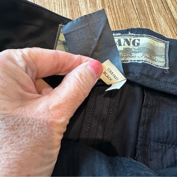 Da-Nang Surplus Indochine Womens Black Baggy Y2K 90’s Style Wide Leg Trousers 10 - Picture 12 of 12